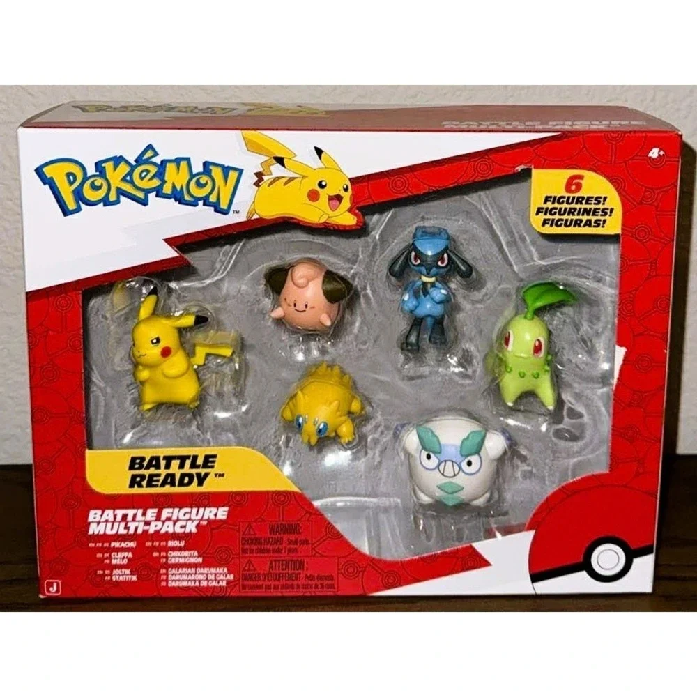Pokemon Battle Ready 16 Figures 2 MULTI PACKS Pikachu Flygon Joltik Riolu Cleffa